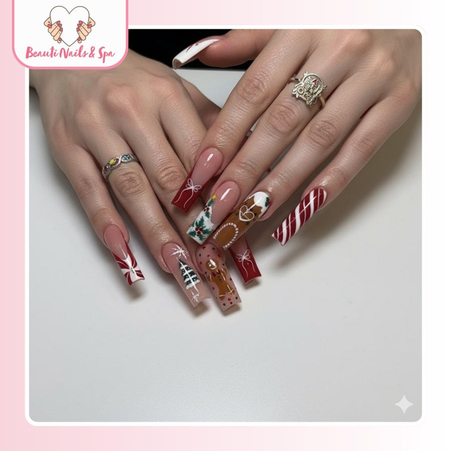 Nail design by Beauti Nails and Spa